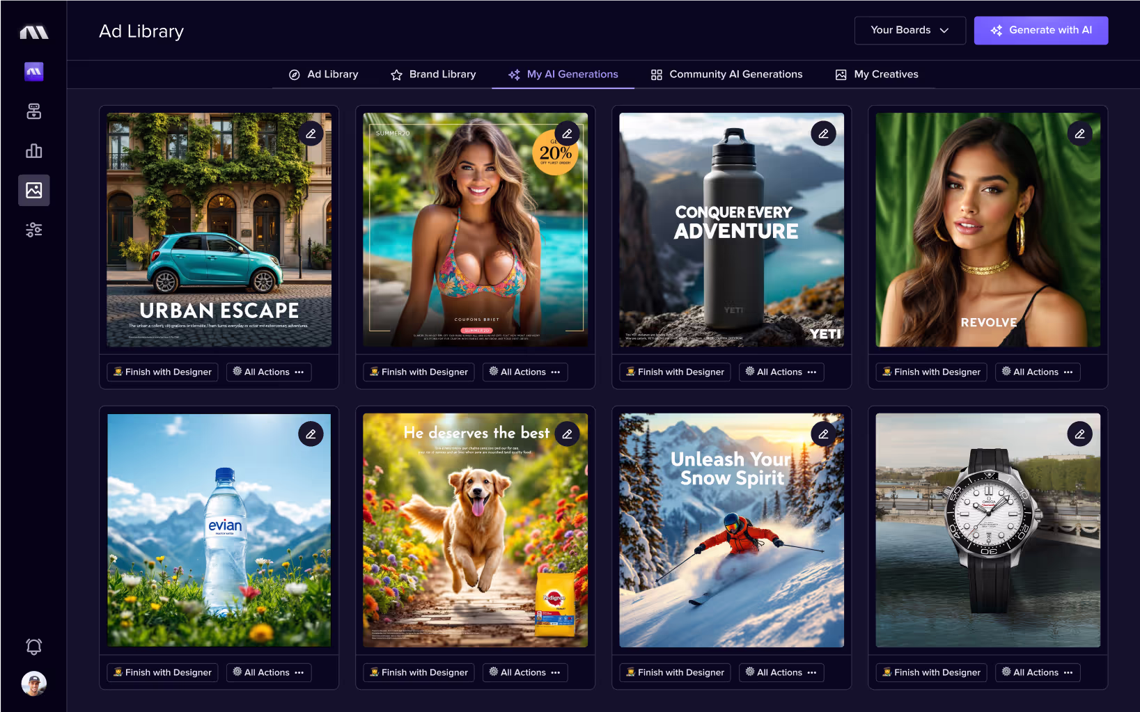 Madgicx AI Ad Generation
